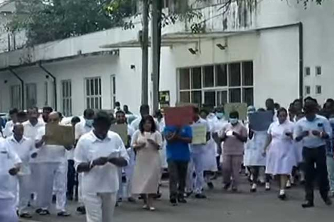 Health sector trade unions token strike ends