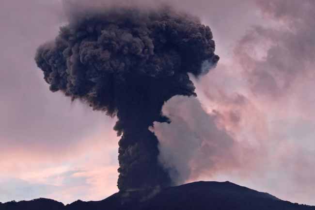 Indonesian volcano erupts for second time in just over a month