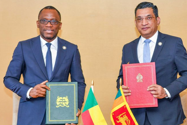 Sri Lanka signs MoU with Benin on visa exemptions
