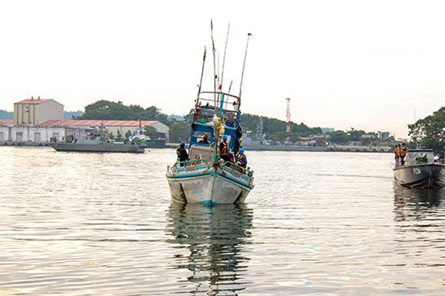 Two fishing vessels carrying narcotics intercepted off southern coast