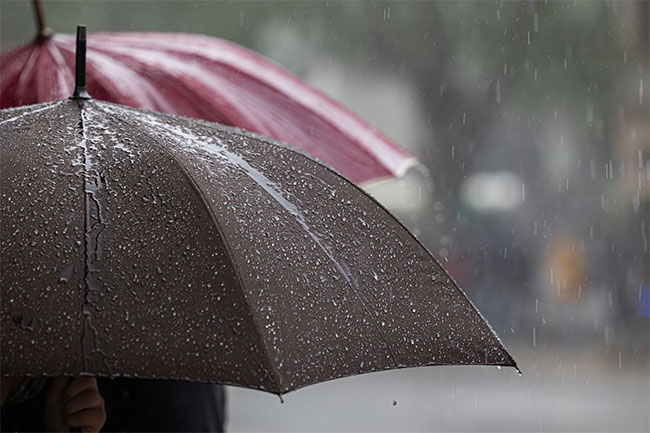 Showers expected in certain parts of the country after 4pm