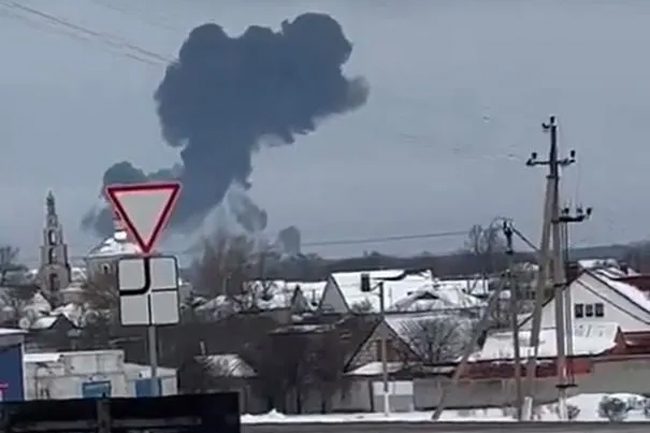 Russia, Ukraine trade blame after Russian military plane crash kills 74