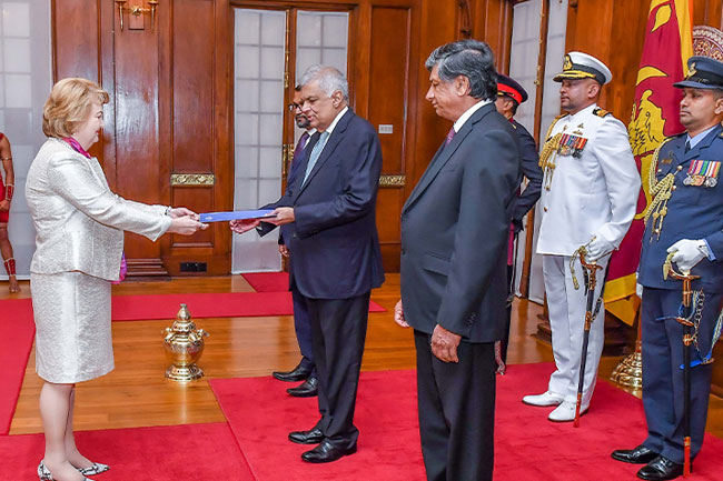 Four new Heads of Mission present credentials to the President