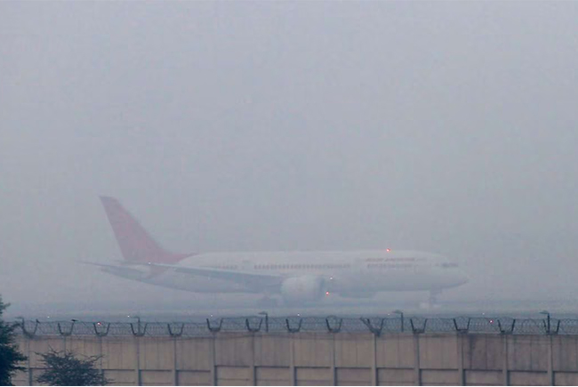 Flight operations affected at Delhi Airport due to heavy fog