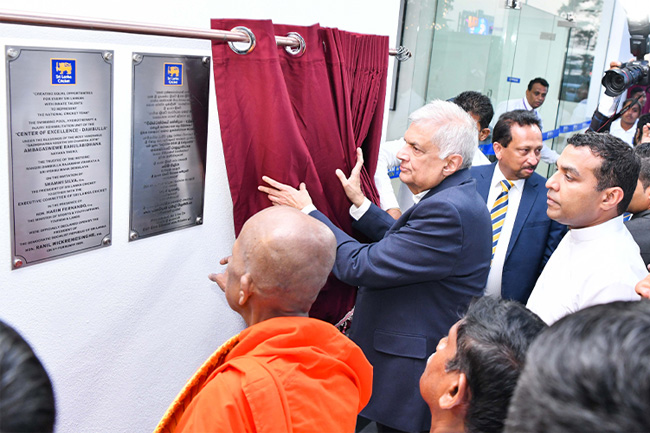 Renovated Rangiri Dambulla International Cricket Stadium unveiled