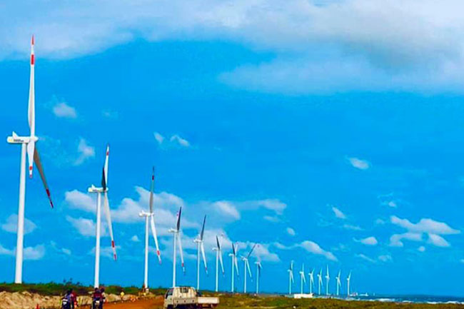 Sri Lanka in talks to push wind projects forward, minister says