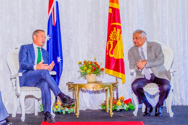 President Ranil, Western Australia Premier discuss renewable energy, agri. development