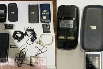 Contraband including mobile phones, SIM cards recovered at Boossa Prison 