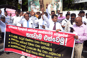 Principals protests over several demands…