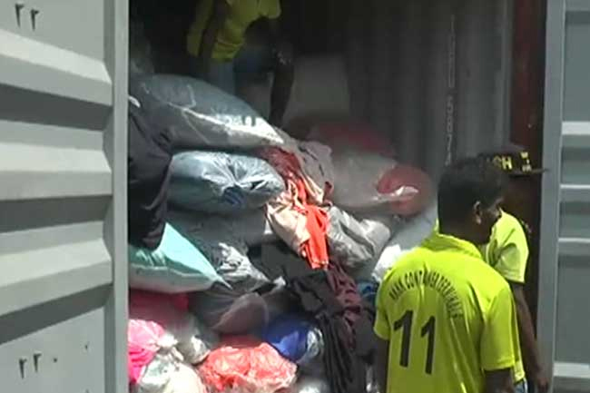 Customs impound illegally imported readymade garments worth Rs. 150mn