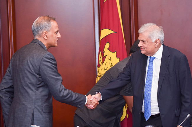 U.S. Deputy Secretary Verma commends Sri Lankas economic recovery efforts