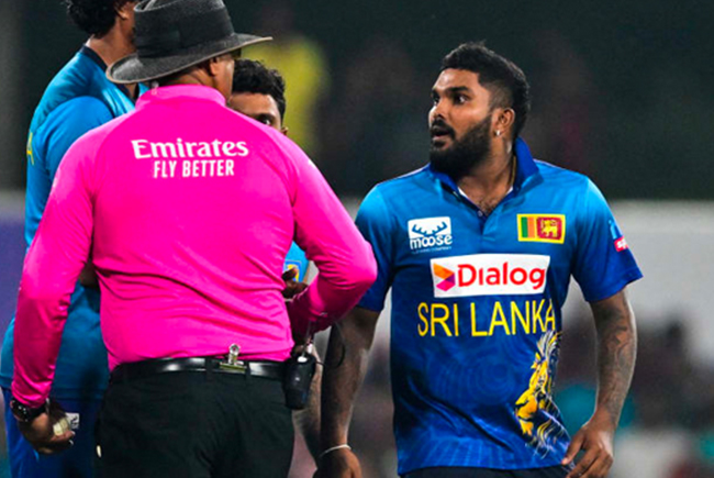 Wanindu Hasaranga suspended for two matches, fined