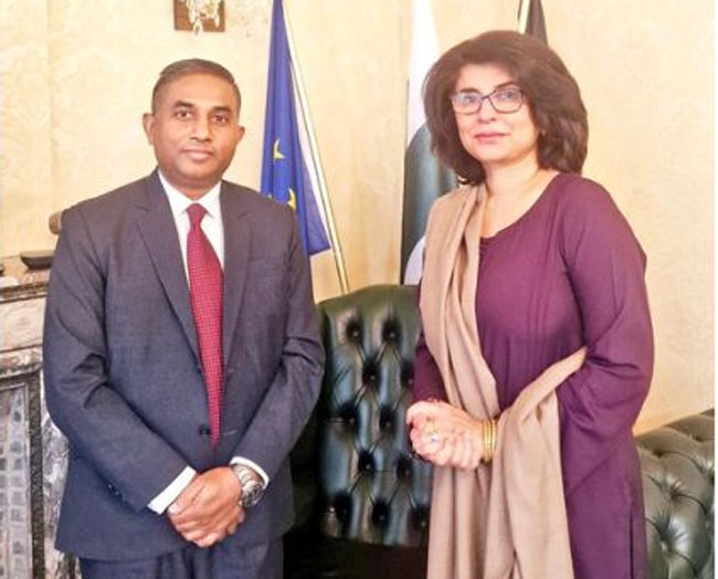 Pakistan, Sri Lankan envoys in Belgium discuss matters of mutual interest