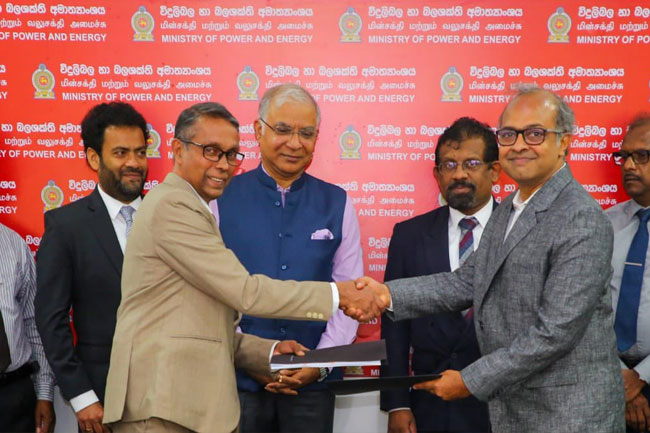 Agreement inked to construct hybrid renewable energy systems on Jaffna islets