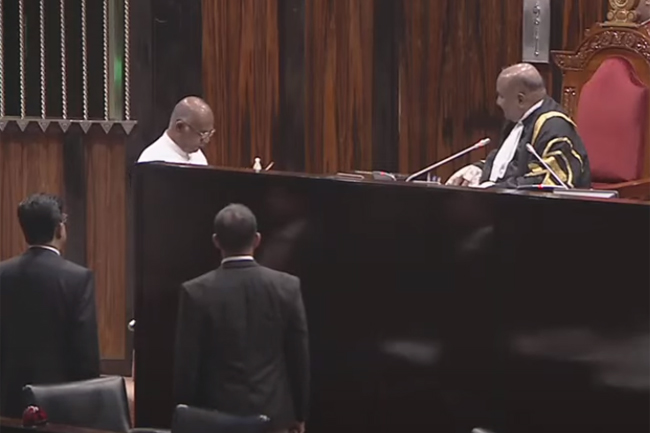 S.C. Muthukumarana sworn in as Member of Parliament
