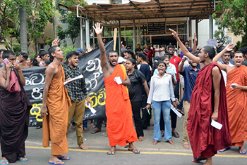 IUSF protest in Colombo