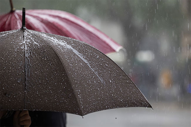 Showers expected in certain parts of the country
