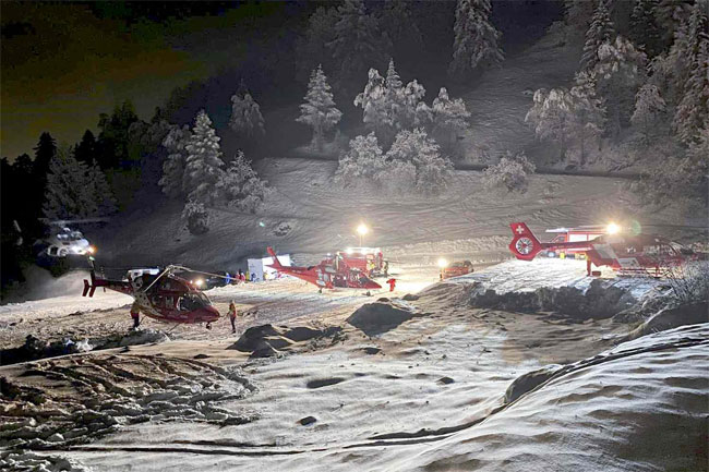 Five of six missing skiers found dead in Switzerland