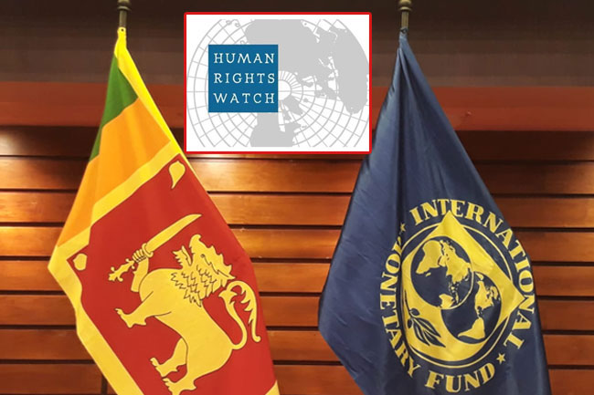 HRW urges IMF to oppose repression of civic space in Sri Lanka
