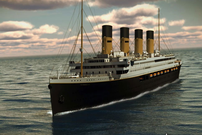 Australian billionaire revives dream to set sail on Titanic II