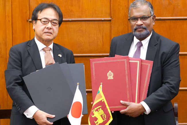 Japan provides Rs. 3.3 billion grant assistance to Sri Lanka for several projects 