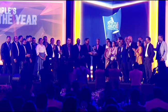 TV Derana becomes Peoples Television Channel of the Year for 7th consecutive time