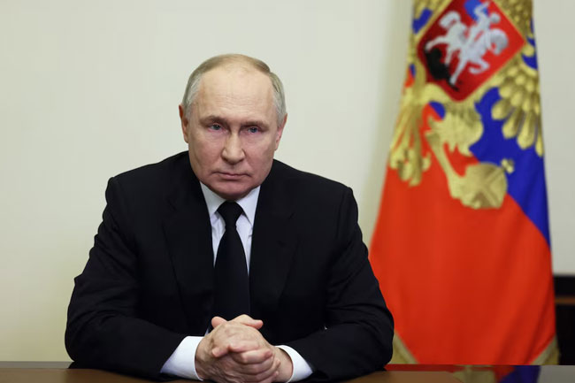 Putin vows to punish those behind Russia concert massacre