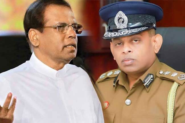 IGP responds to calls for Maithripalas arrest over Easter attacks claims 