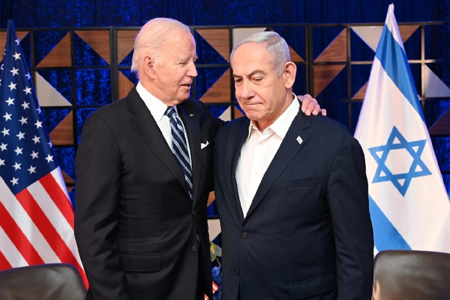Biden warns Netanyahu US policy depends on Gaza civilian protection
