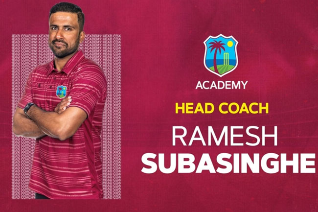 Ramesh Subasinghe named head coach for West Indies mens academy
