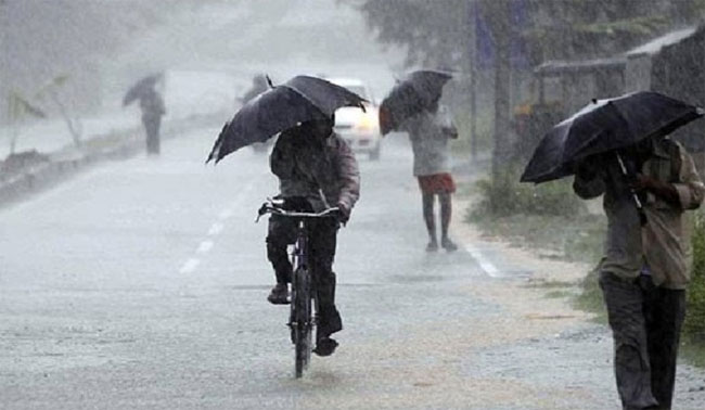 Heavy showers expected in parts of the country