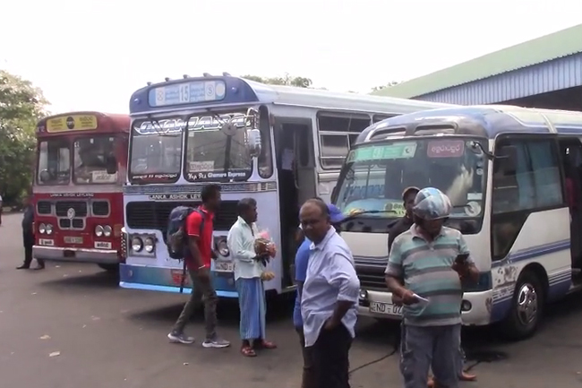 Thousands of buses operative for people to return from hometowns after Avurudu