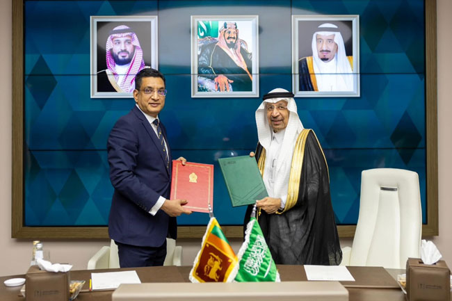 Sri Lanka signs MoU with Saudi Arabia on investment promotion