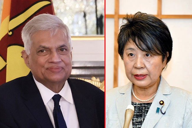 Japanese Foreign Minister calls on President Ranil, discuss future investment projects