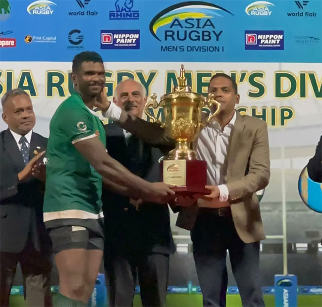 Sri Lanka win Asian Rugby Division 1 Championship
