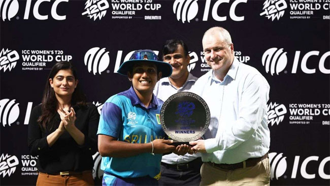  Chamari powers Sri Lanka to title win at Womens T20 World Cup 2024 Qualifier