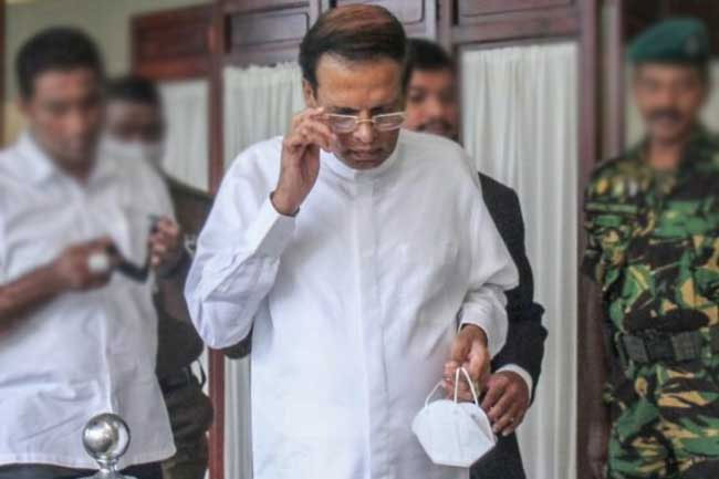 Complaint filed with Bribery Commission against Maithripala Sirisena