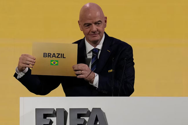 Brazil picked by FIFA to get soccers 2027 Womens World Cup, a first for South America