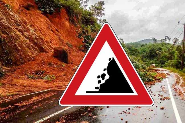 Landslide early warnings issued for four districts