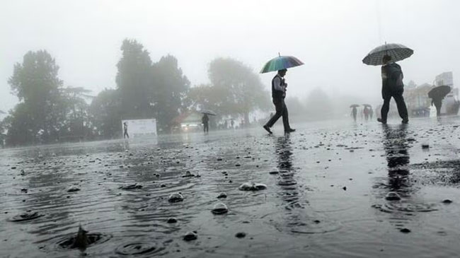 Heavy showers expected in parts of the island
