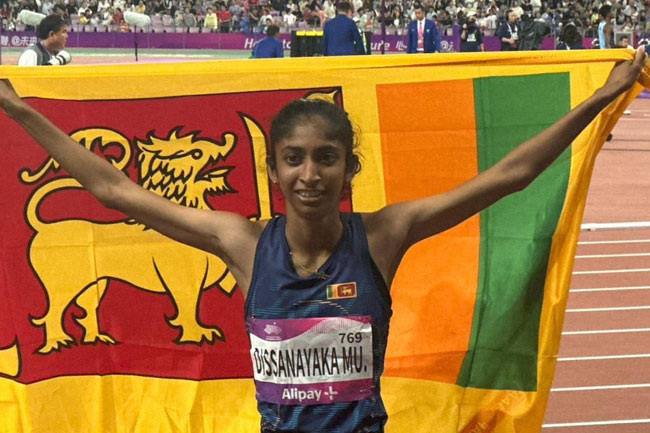 Sri Lankas Tharushi wins another gold at Taiwan Athletics Open