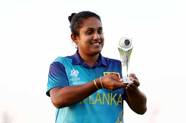 Chamari Athapaththu named ICC Womens Player of Month for second time