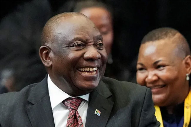 Cyril Ramaphosa re-elected South African president