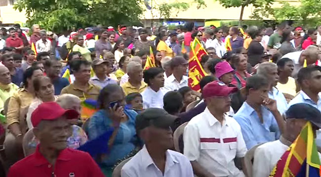 Sarvajana Balaya holds inaugural public rally in Nugegoda