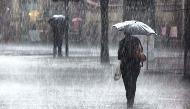 Fairly heavy showers expected in parts of the country