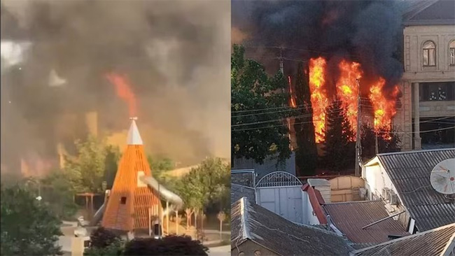 Gunmen kill police, priest in attacks on places of worship in Russias Dagestan