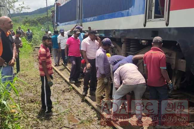 Derailment disrupts train services on up-country line
