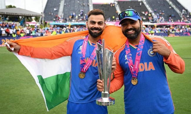 Kohli & Rohit retire from T20 internationals after World Cup win