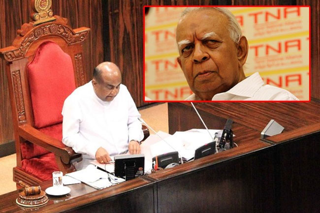 Speaker announces vacant MP seat in Parliament due to passing of R. Sampanthan