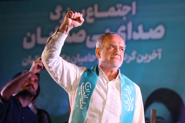 Reformist Pezeshkian wins Irans presidential runoff, besting hard-liner Jalili